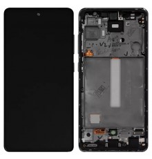 Дисплей для Samsung A525 Galaxy A52, A526 Galaxy A52 5G, белый, с рамкой, Original, сервисная упаковка, #GH82-25524D/GH82-25526D/GH82-25754D