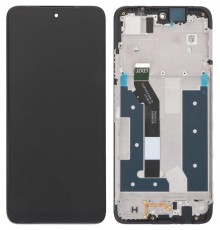 Дисплей для Motorola Moto G35 XT2433-5, черный, с рамкой, Original (PRC)