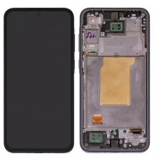 Дисплей для Samsung A356 Galaxy A35 5G, чорний, з рамкою, Original (PRC)