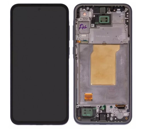 Дисплей для Samsung A356 Galaxy A35 5G, чорний, з рамкою, Original (PRC)