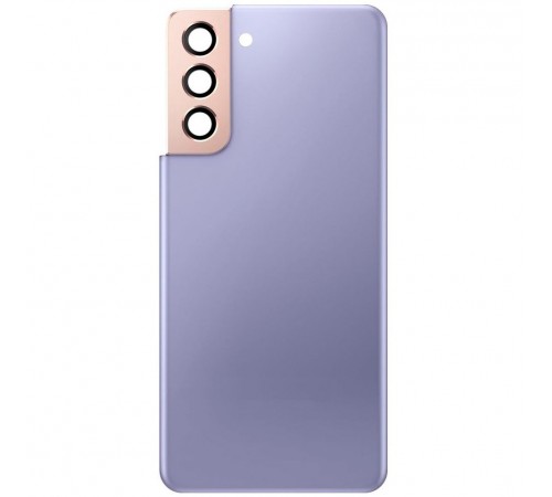Задня панель корпусу для Samsung G991 Galaxy S21 5G, фіолетова (Phantom Violet), Copy + скло камери