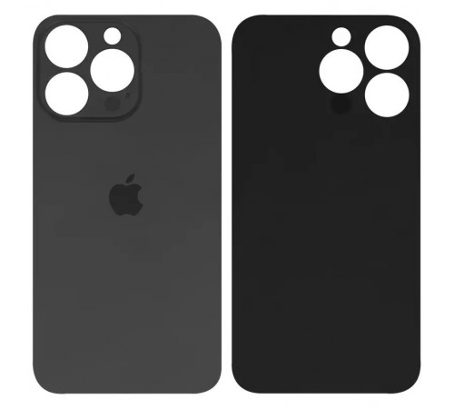 Задня панель корпусу для iPhone 13 Pro, сіра, потрібно зняти скло камери, Graphite, small hole