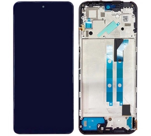 Дисплей для Xiaomi Redmi Note 11 Pro, Redmi Note 11 Pro 5G, чорний, з рамкою, Copy (TFT)