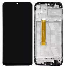 Дисплей для Realme C25, C25s, чорний, з рамкою, Original (PRC), RMX3193, RMX3191, RMX3195, RMX3197