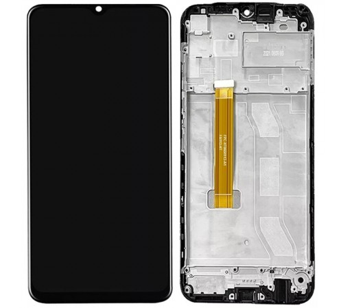 Дисплей для Realme C25, C25s, чорний, з рамкою, Original (PRC), RMX3193, RMX3191, RMX3195, RMX3197