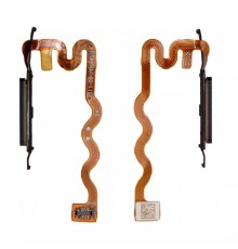 Шлейф для Motorola Moto E14, Moto G15, Moto G24, черный, со сканером отпечатков пальцев (Touch ID)