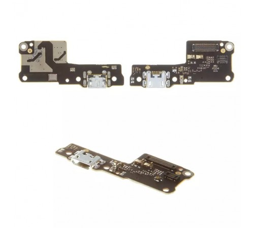 Шлейф для Xiaomi Redmi 7A, конектора зарядки, мікрофона, плата зарядки, High Copy