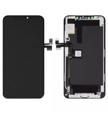 Дисплей для iPhone 11 Pro Max, чорний, з рамкою, Original (PRC), Self-welded OEM
