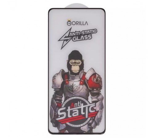Захисне скло для Xiaomi Poco M2 Pro, Redmi Note 9 Pro, Redmi Note 9S, сумісне з чохлом, Full Glue, Anti-Static, чорний, gorilla