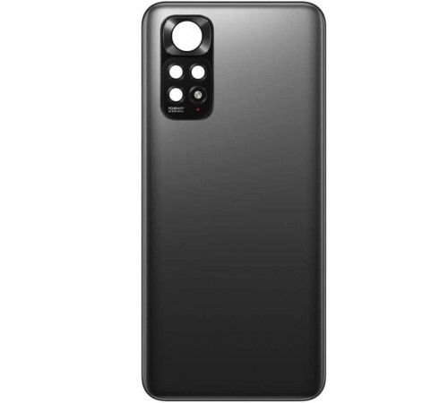 Задняя панель корпуса для Xiaomi Redmi Note 11, Redmi Note 11S 4G, серая (Graphite Gray) + стекло камеры
