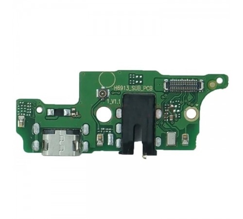 Шлейф для Tecno Spark 8P (KG7n), коннектора зарядки, коннектора наушников, микрофона, плата зарядки, Original (PRC)