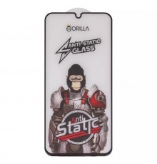 Захисне скло для Samsung A346 Galaxy A34 5G, сумісне з чохлом, Full Glue, Anti-Static, чорний, gorilla