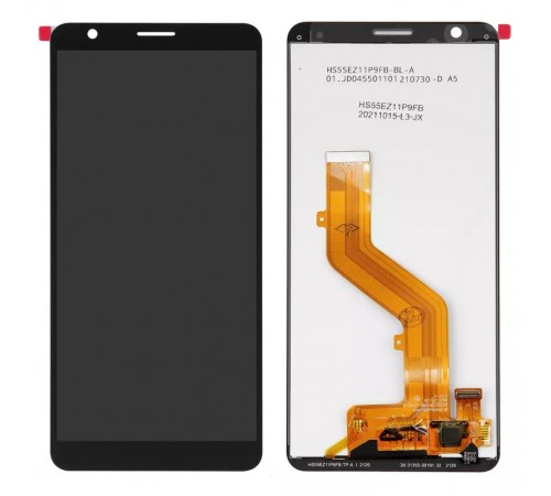 Дисплей для ZTE Blade A31, чорний, без рамки, Original (PRC)