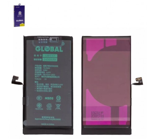 Акумулятор Mechanic для Apple iPhone 13, Li-Polymer, 3,84 В, 3450 мА·г, підвищена ємність, original IC