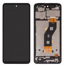 Дисплей для Tecno Spark 20C (BG7), чорний, з рамкою, High Copy, TXDI660QCEPX-53/ FPC6525/ FPC6615