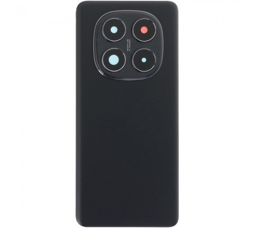 Задняя панель корпуса для Xiaomi Redmi Note 14 Pro 4G, черная (Midnight Black) + стекло камеры