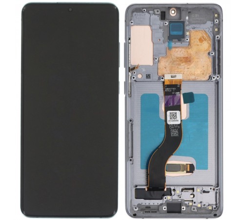 Дисплей для Samsung G985 Galaxy S20 Plus, G986 Galaxy S20 Plus 5G, серый (Cosmic Grey), с рамкой, High Copy original LCD size, (OLED) Дисплей для Samsung G985 Galaxy S20 Plus, G986 Galaxy S20 Plus 5G, серый (Cosmic Grey), с рамкой, High Copy original LCD size, (OLED)