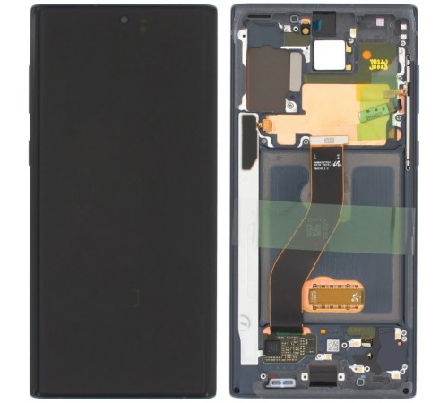 Дисплей для Samsung N970F Galaxy Note 10, черный (Aura Black), с рамкой, High Copy (OLED), (Small LCD) Дисплей для Samsung N970F Galaxy Note 10, черный (Aura Black), с рамкой, High Copy (OLED), (Small LCD)