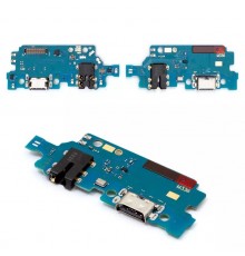 Шлейф для Samsung M336B Galaxy M33, M536, кнопки увімкнення, сканера відбитка пальця (Touch ID), синій, Original (PRC)