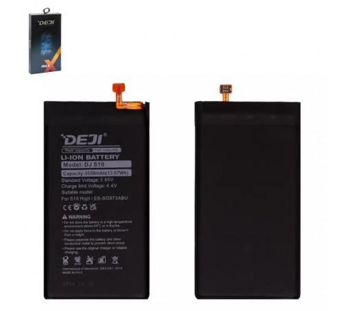 Аккумулятор Deji EB-BG973ABE для Samsung G973 Galaxy S10, Li-ion, 3,85 B, 3550 мАч Аккумулятор Deji EB-BG973ABE для Samsung G973 Galaxy S10, Li-ion, 3,85 B, 3550 мАч