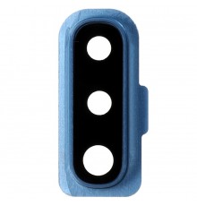 Скло камери для Samsung A705F/DS Galaxy A70, синє, з рамкою