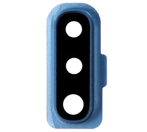 Стекло камеры для Samsung A705F/DS Galaxy A70, синее, с рамкой