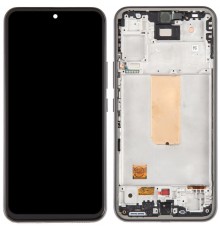 Дисплей для Samsung A546 Galaxy A54 5G, черный, с рамкой, Copy (TFT)