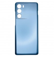 Задняя панель корпуса для Motorola Moto G200 5G XT2175-1, голубая (Glacier Green), Copy
