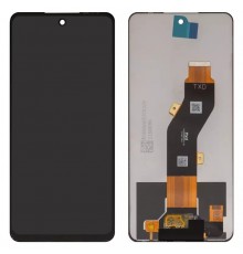 Дисплей для Tecno Pop 8, Spark 20 (KJ5), Spark 20C (BG7), Spark Go (2024) (BG6); Infinix Hot 40i (X6528B), Smart 8 (X6525), чорний, без рамки, Сopy