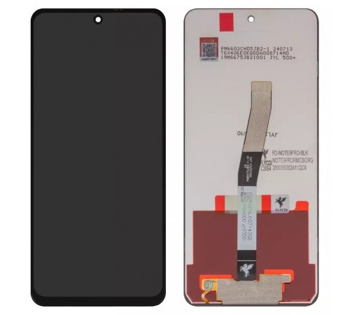 Дисплей для Xiaomi Redmi Note 9 Pro, Redmi Note 9S, чорний, без рамки, FLYCDI, M2003J6B2G, M2003J6A1G