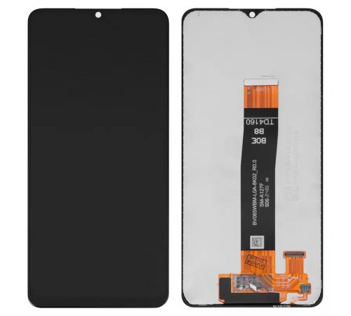 Дисплей для Samsung A127 Galaxy A12 Nacho, черный, без рамки, Original (PRC), BS065WBM-L02-6K00_R0.0/HL6127JX-L0A-8K02_R0.0