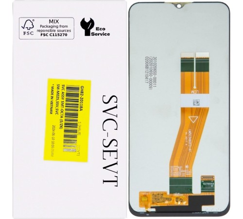 Дисплей для Samsung A037G Galaxy A03s, чорний, без рамки, Original, з жовтим шлейфом, (162x72 mm) Дисплей для Samsung A037G Galaxy A03s, чорний, без рамки, Original, з жовтим шлейфом, (162x72 mm)