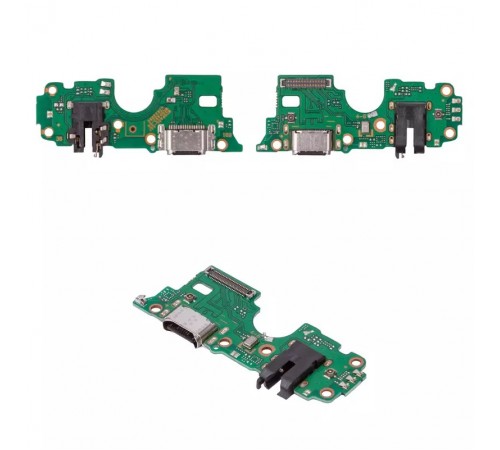 Шлейф для Oppo A55 5G, конектора зарядки, конектора навушників, мікрофона, плата зарядки, Copy