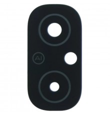 Стекло камеры для Xiaomi Redmi 12C, черный, без рамки