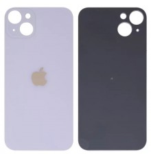 Задняя панель корпуса для iPhone 14 Plus, фиолетовая, не нужно снимать стекло камеры, Purple, big hole