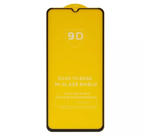 Защитное стекло для Realme 5, 6i; Oppo A31, A5 (2020), совместимо с чехлом, Full Glue, (без упаковки), черный