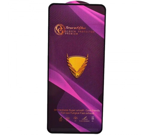 Защитное стекло для Tecno Pova 2 (LE7), Pova 3, Pova 5G; Infinix Note 7, Note 10, Note 10 Pro, Note 11 Pro, Note 11s, 9H, Golden Armor OG, Full-Screen, Full Glue, (без упаковки), черный