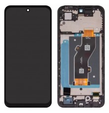 Дисплей для Infinix Hot 50i (X6531), чорний, з рамкою, High Copy TXDI670QBAPX-23