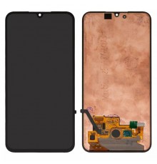 Дисплей для Samsung A346 Galaxy A34 5G, черный, без рамки, Оригинал (переклеено стекло)