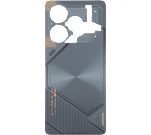 Задняя панель корпуса для Tecno 6 (Li7), серая (Meteorite Grey)