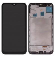 Дисплей для Samsung M156 Galaxy M15, черный, с рамкой, High Copy с широким ободком, (OLED)