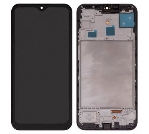 Дисплей для Samsung M156 Galaxy M15, черный, с рамкой, High Copy с широким ободком, (OLED)