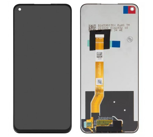 Дисплей для Realme 8i, 9i, 9 Pro, Narzo 50, чорний, без рамки, Original (PRC), p/n: 1540430320/1540422970/1540432310