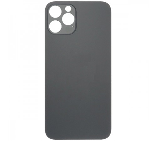 Задня панель корпусу для iPhone 12 Pro, сіра, не потрібно знімати скло камери, Original (PRC), big hole, graphite