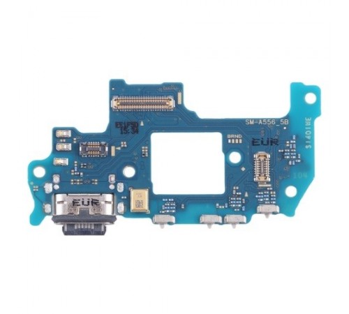 Шлейф для Samsung A556 Galaxy A55, коннектора зарядки, микрофона, плата зарядки, High Copy