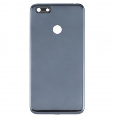 Задняя панель корпуса для Motorola Moto E6 Play XT2029, черная (Anthracite) + стекло камеры