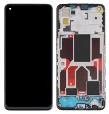 Дисплей для OnePlus Nord CE 5G, с рамкой, черный, Original (PRC)