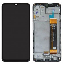 Дисплей для Samsung A235 Galaxy A23, черный, с рамкой, Original (PRC)