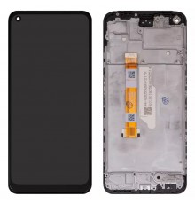Дисплей для Oppo A96 4G, чорний, з рамкою, High Copy, CPH2333, BS066FBM-L05-MB00