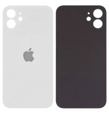 Задняя панель корпуса для iPhone 12, белая, не нужно снимать стекло камеры, big hole